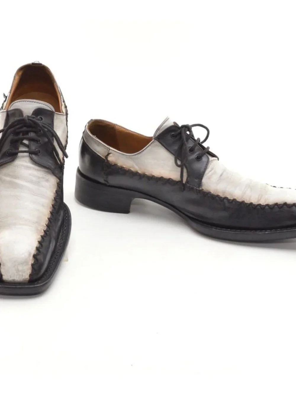 Men DEBUT Distressed Spectator Derby Oxfords 44
